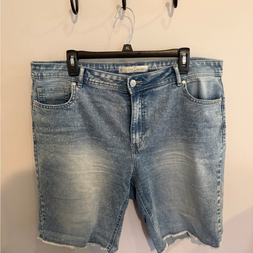 Cato Light Blue Jean Shorts